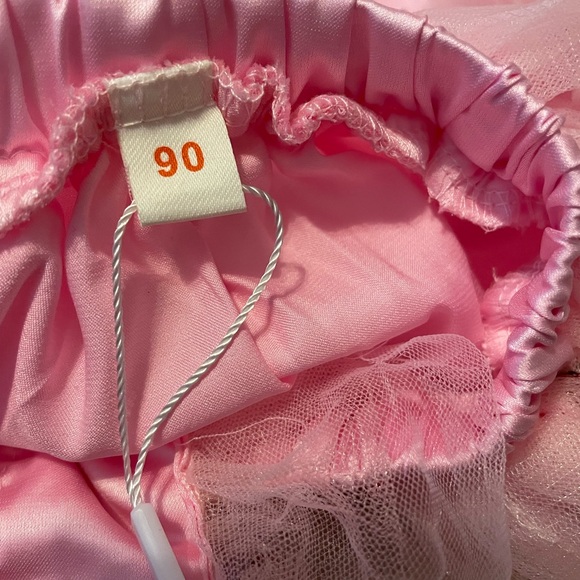 Pink Strawberry Tutu Romper Dress 12 18M - Picture 8 of 9